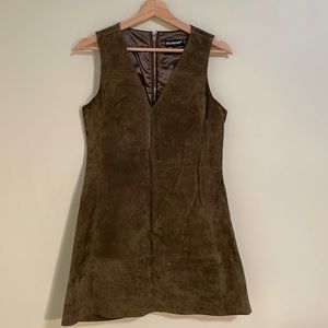 BlankNYC Suede Mini Dress